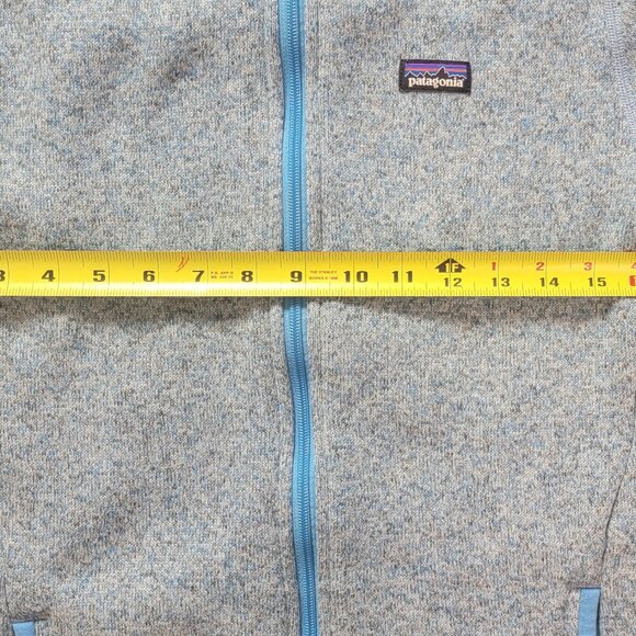 Patagonia Womens Quarter Zip Fleece Pullover Size M Blue - Picture 6 of 7